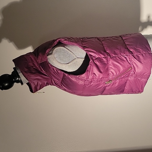 Juicy Couture Purple Insulated Vest with Side Zippered Pockets, Size: M - Picture 3 of 7